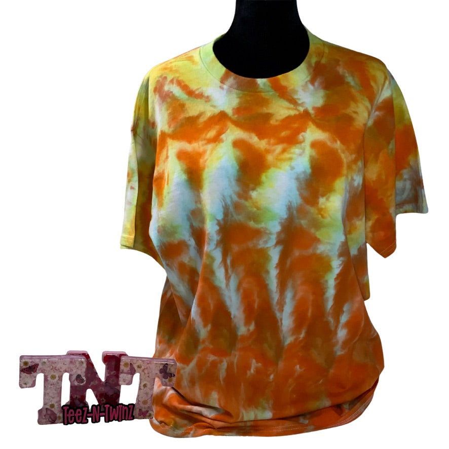 Hand Dyed CITRUS SPLASH (Ice Tie Dye)