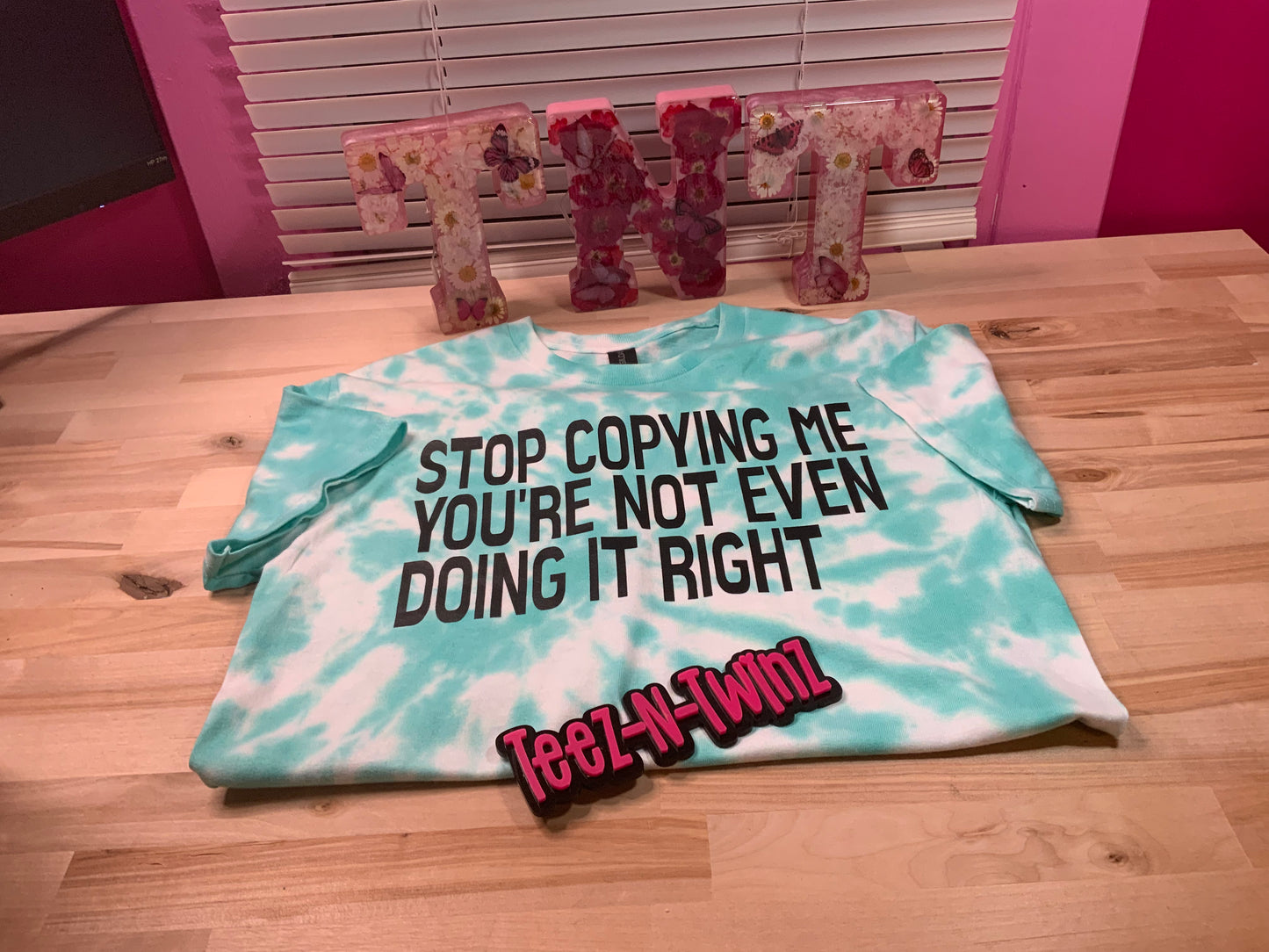 STOP COPING ME YOU'RE NOT EVEN DOING IT RIGHT (BLUE) CHILD