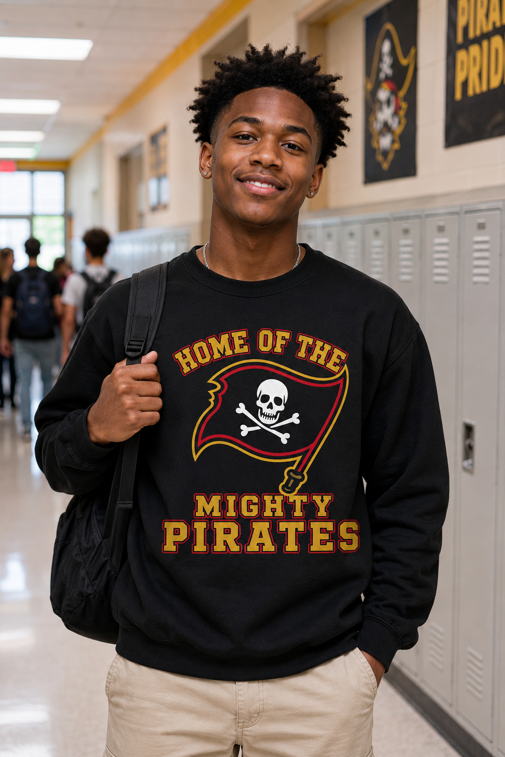 MIGHTY PIRATES CREWSHIRT