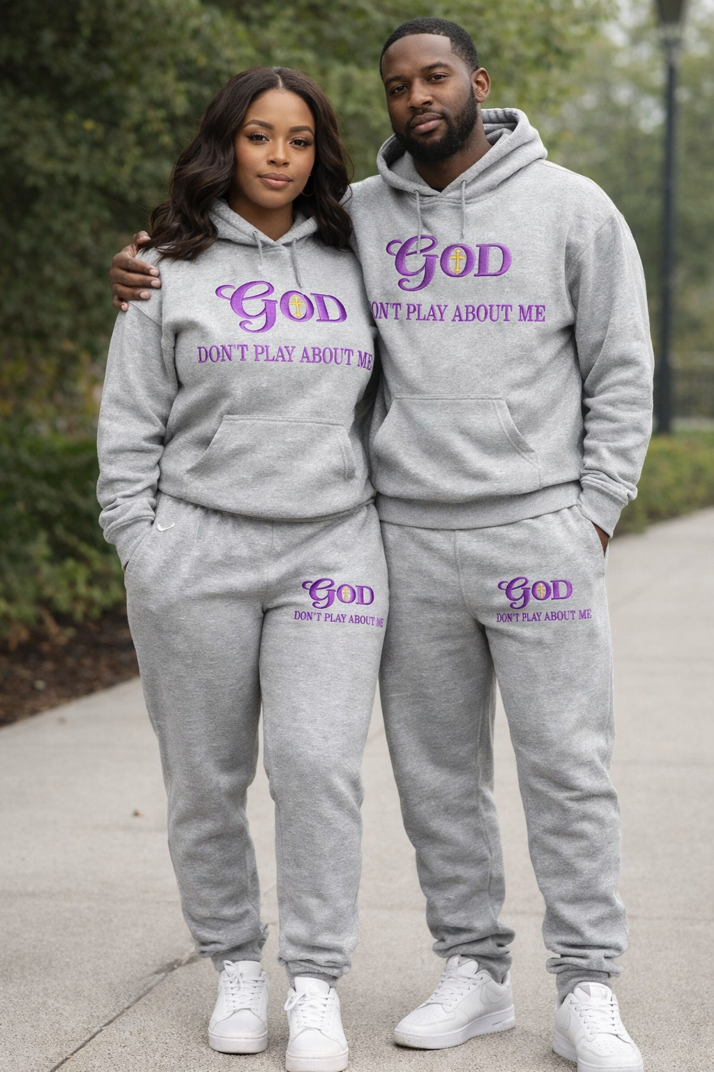 GOD DON’T PLAY ABOUT ME ( Embroidery)