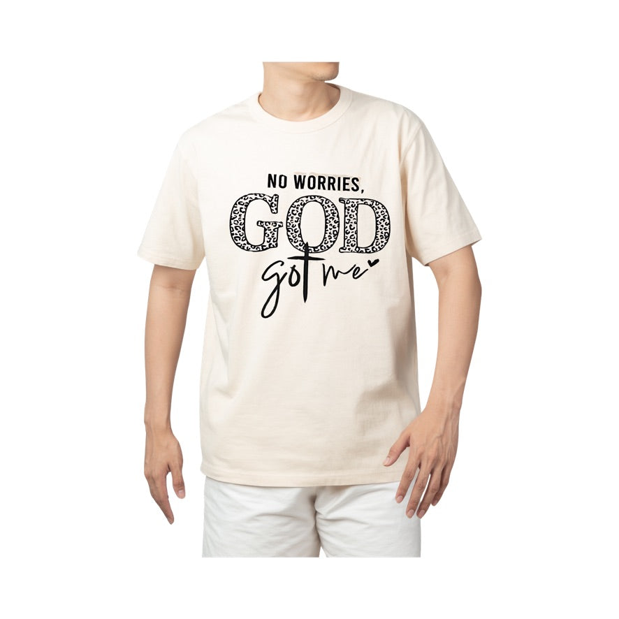 NO WORRIES, GOD GOT ME (T-SHIRT)