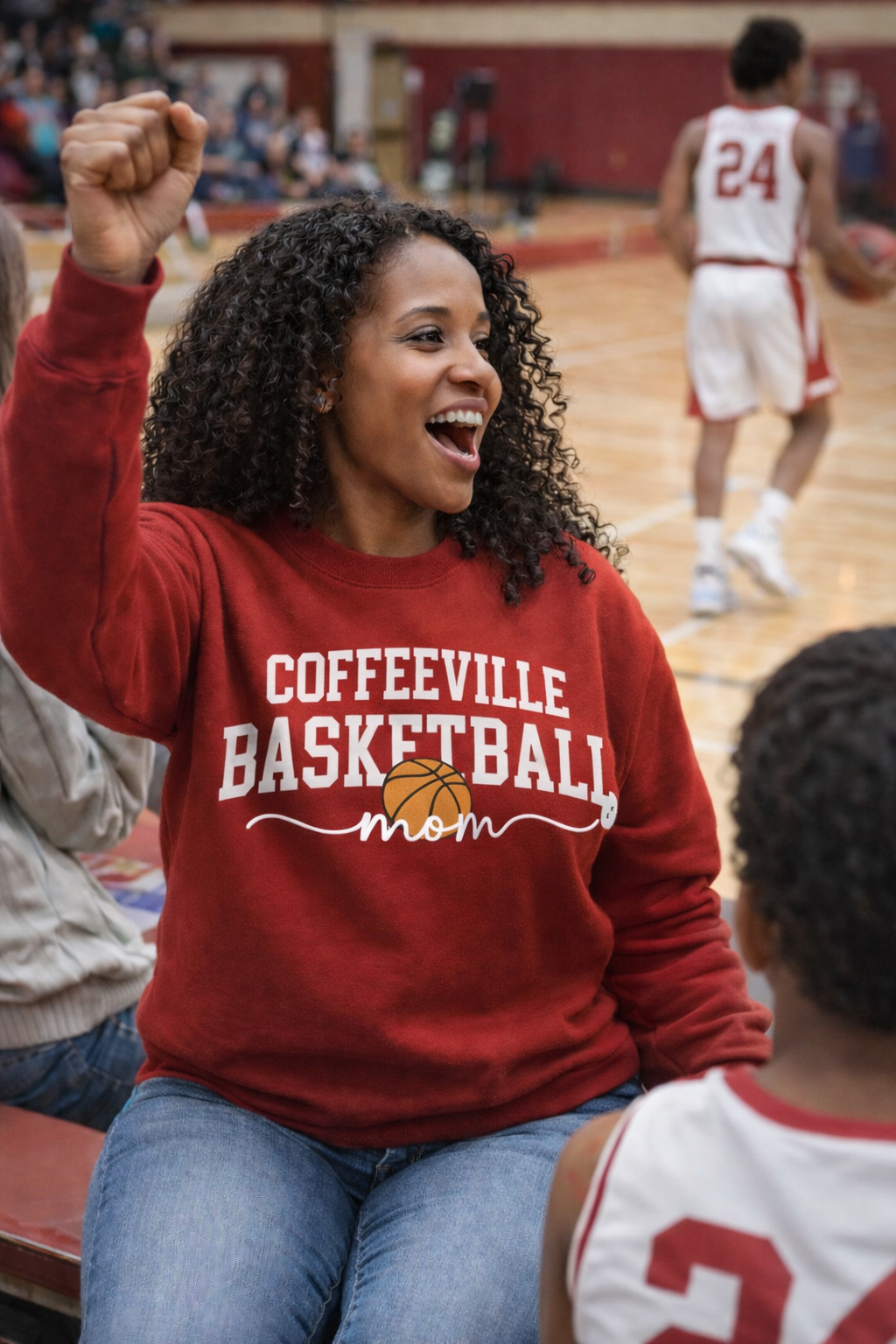 COFFEEVILLE BASKETBALL MOM
