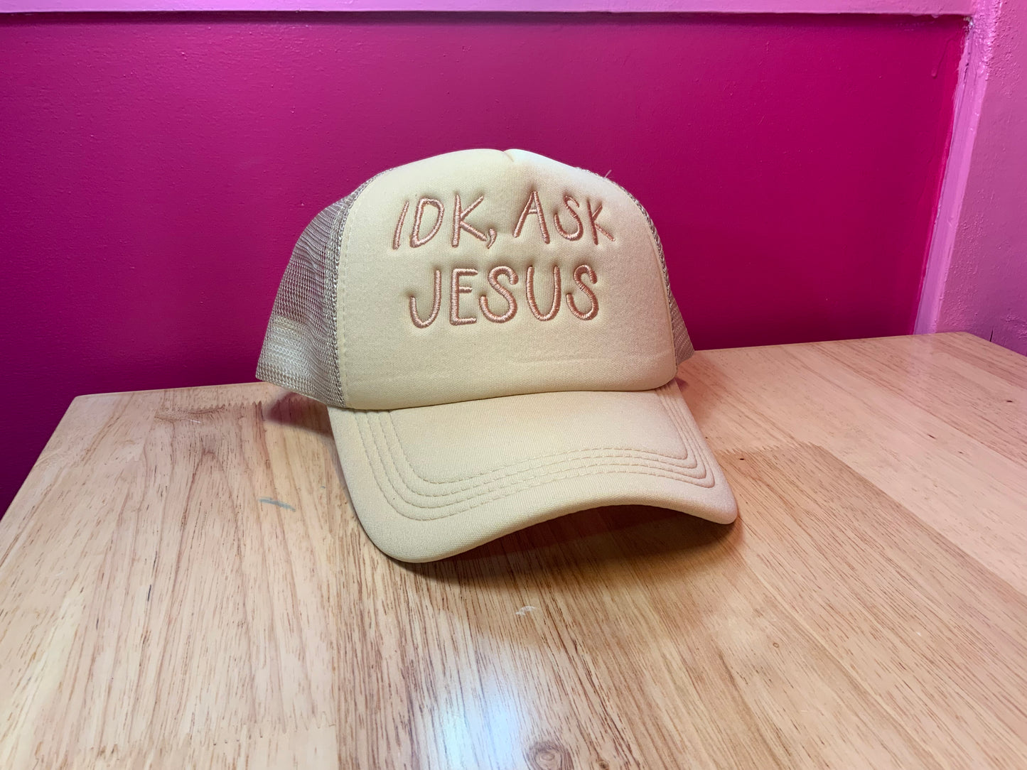 IDK ASK JESUS HAT