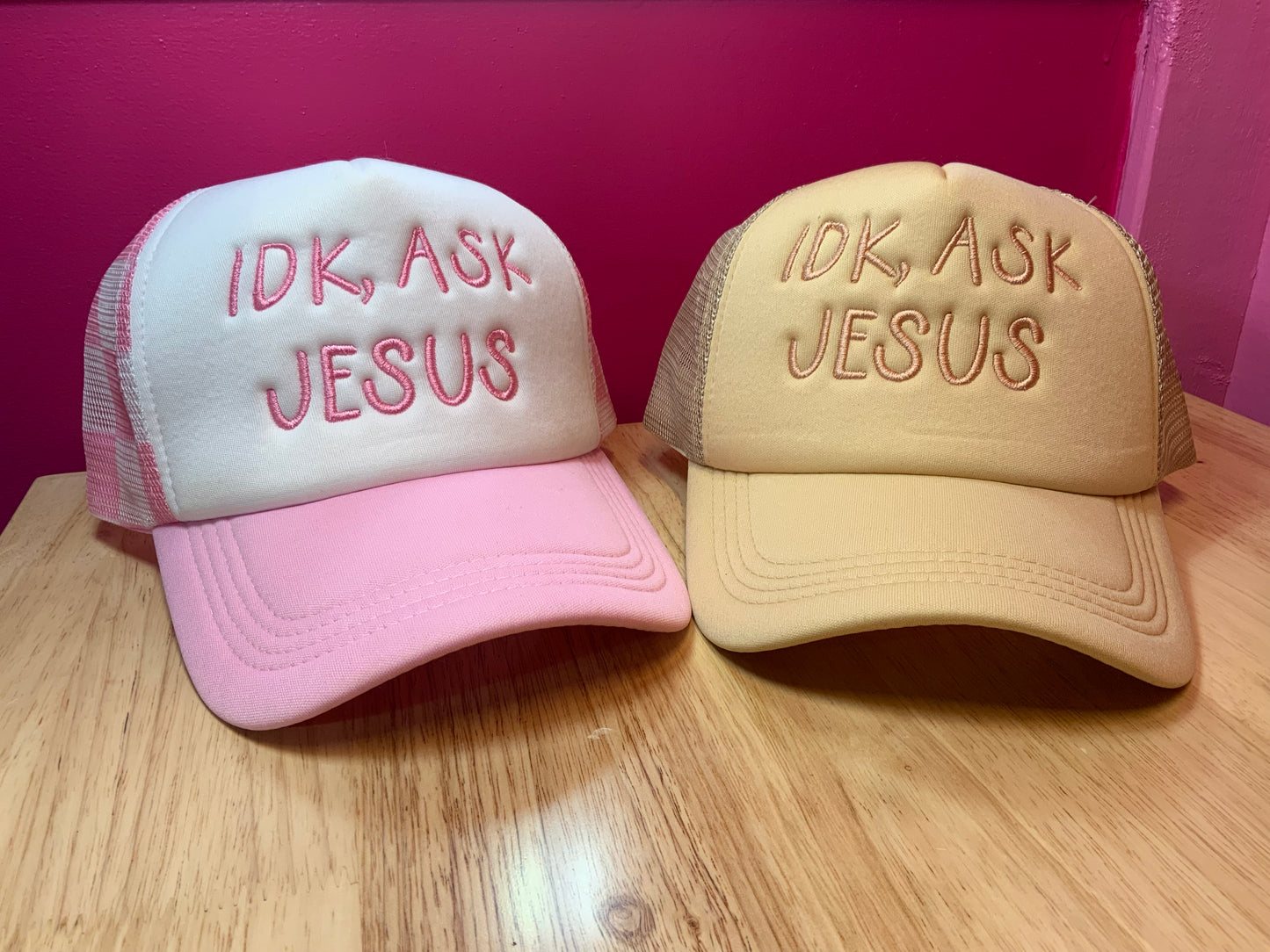 IDK ASK JESUS HAT