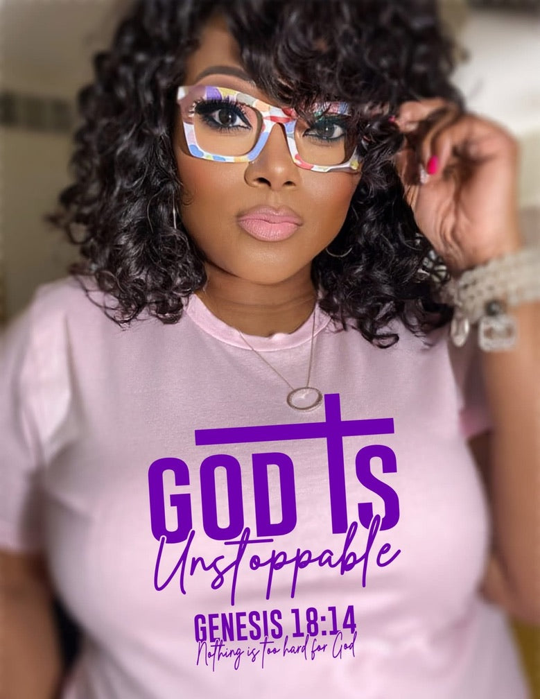 GOD UNSTOPPABLE       (PURPLE)