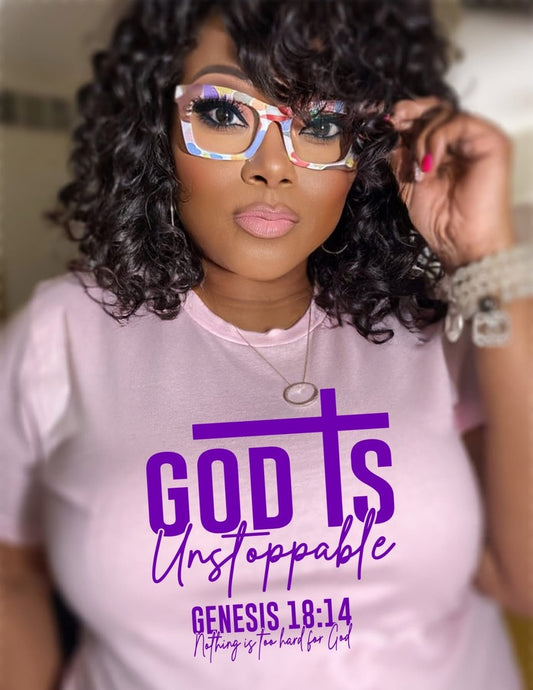 GOD UNSTOPPABLE       (PURPLE)