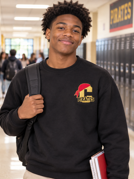 PIRATES LOGO CREWNECK