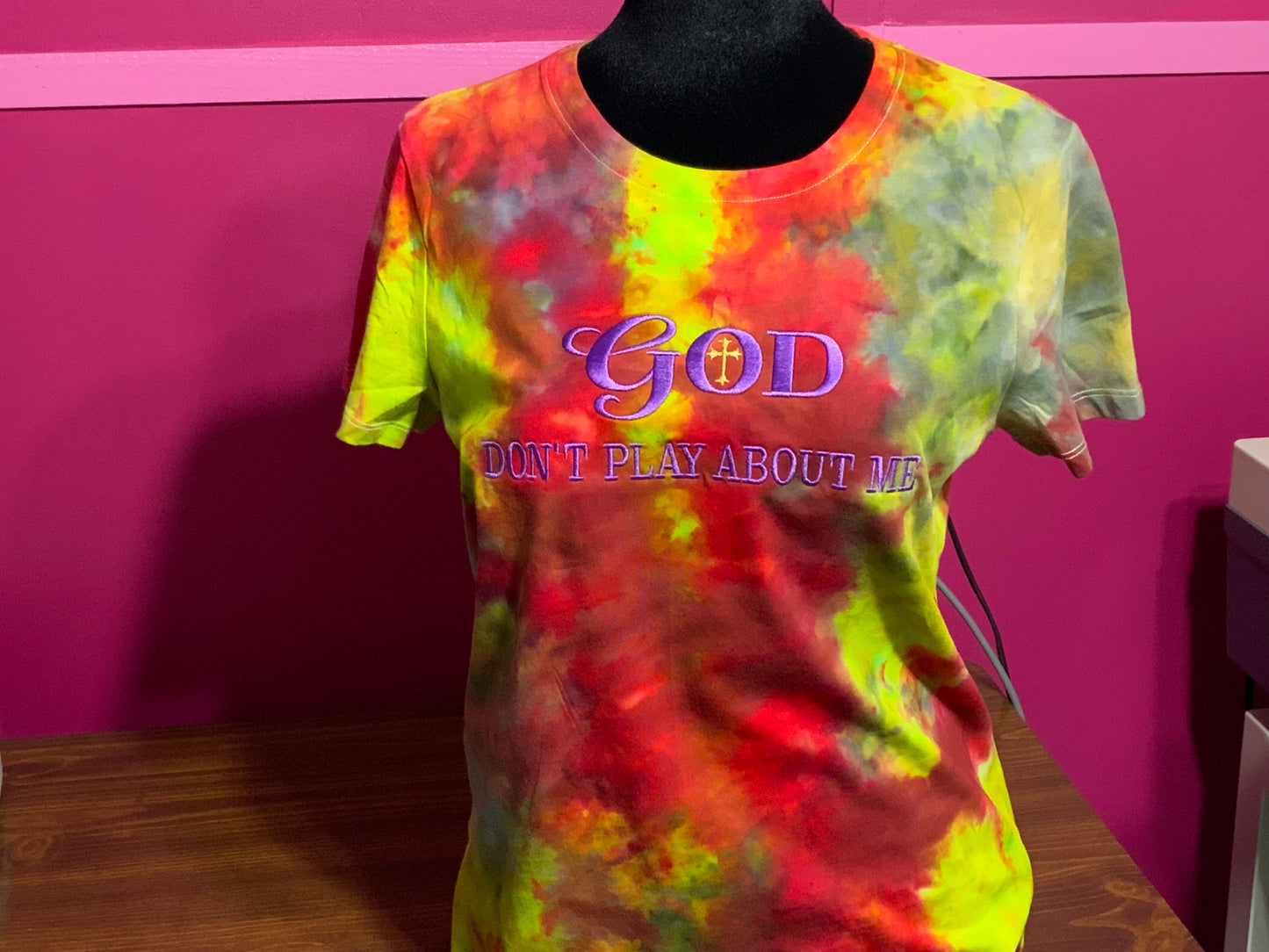 GOD DONT PLAY ABOUT ME (EMBROIDER)